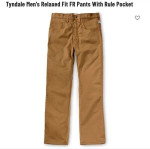 NEW WITH TAGS Tyndale Mens Flame FR Pant Brown, Size 38
